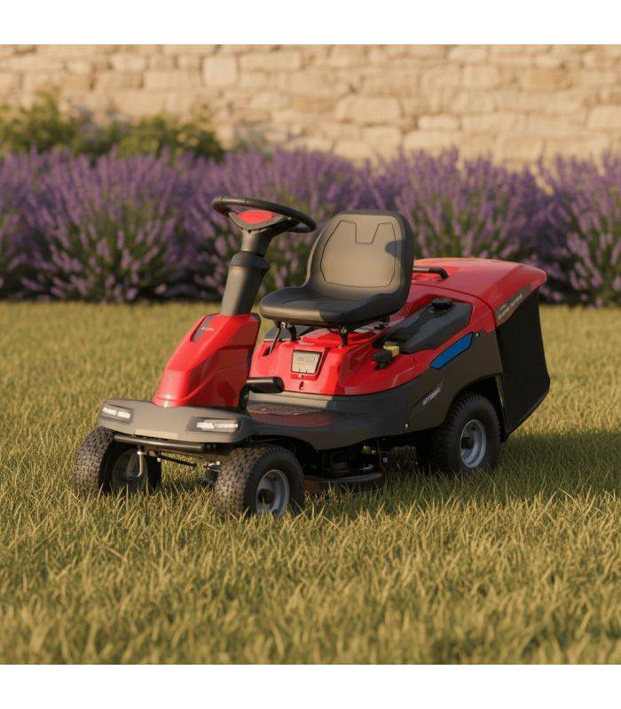 popster - Tracteur tondeuse électrique 60V/60Ah, coupe 74 cm, 2500 m²/h, zéro émission - POPSTER BRM074E - Image 4