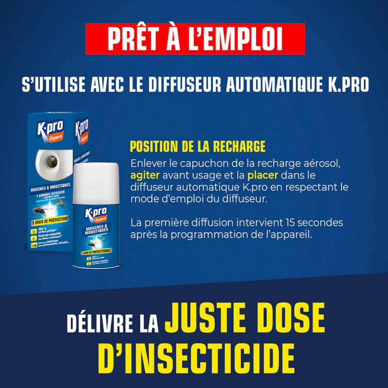 Recharge Anti-moustiques Kpro Protection Efficace Mouches Et Moustiques - Kpro - Image 4