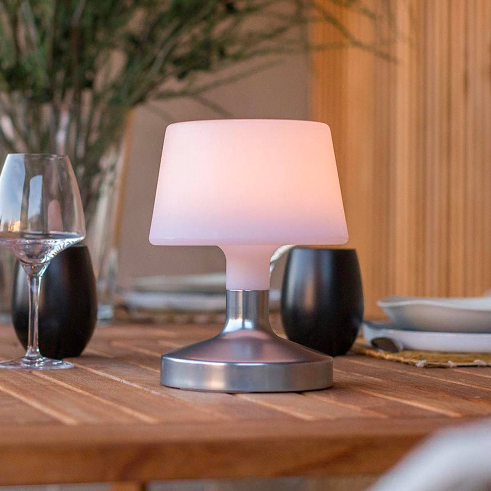 Lumisky - Lampe de table touch HELEN Argent H21cm - Imagen 2