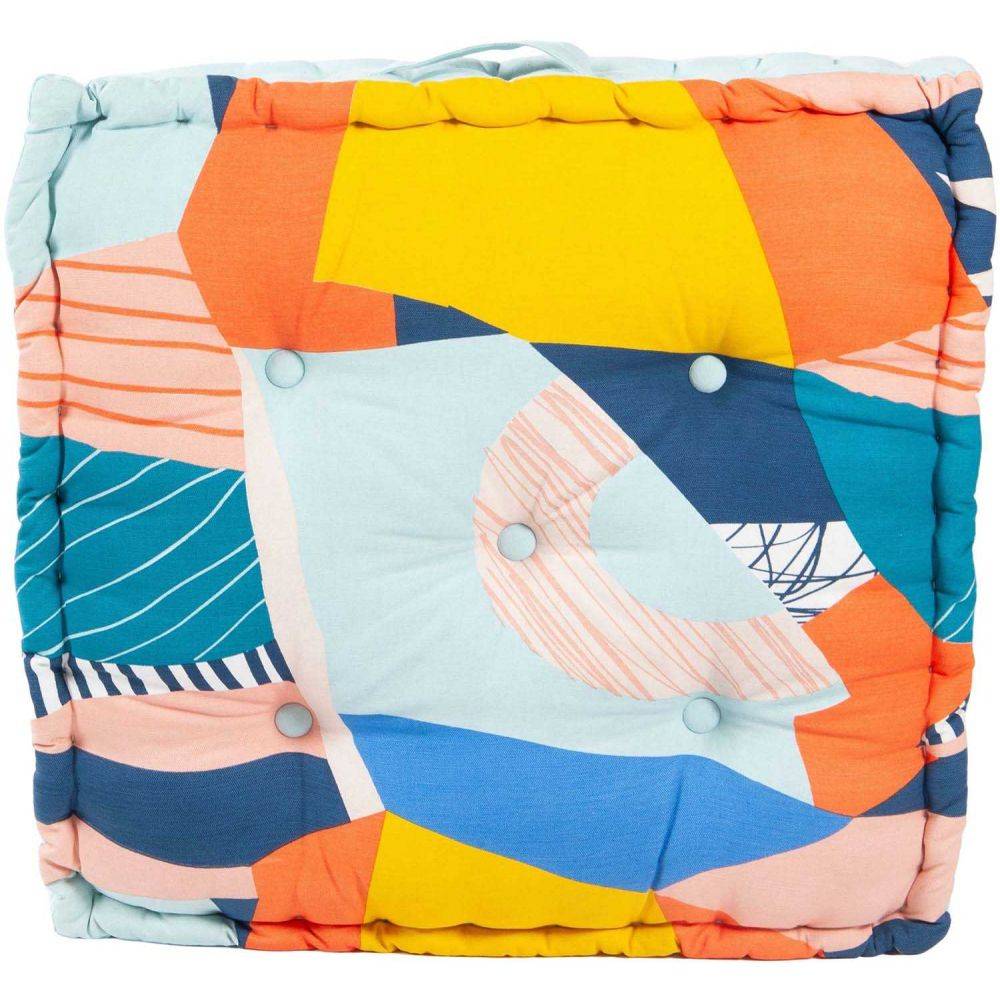 Jardindeco - Coussin de sol en coton 60 x 60 x 12 cm Imprimé Papercut - Imagen 2