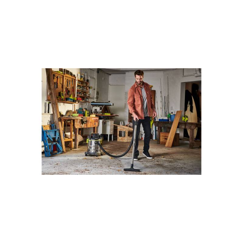 Ryobi - Pack RYOBI - Aspirateur eau et poussière R18WDV-0 - 18V One Plus - sans batterie ni chargeur - Lot de 5 sacs poussière RAKWDV05 - 20L - Image 2