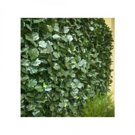 Haie artificielle feuillage Duo, Long 15 m, Hauteur 1 m - Imagen 3