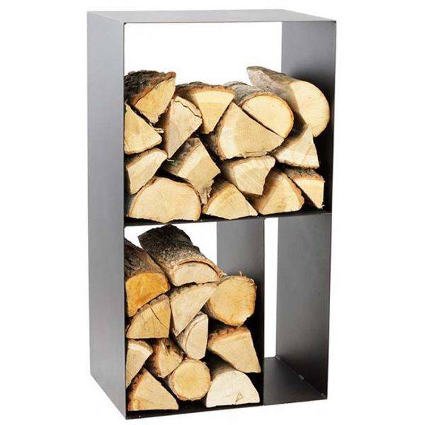 Magnus - Porte-bûches design en acier 3 cases - Lublin Magnus - Image 8