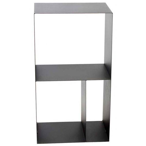 Magnus - Porte-bûches design en acier 3 cases - Lublin Magnus - Image 5