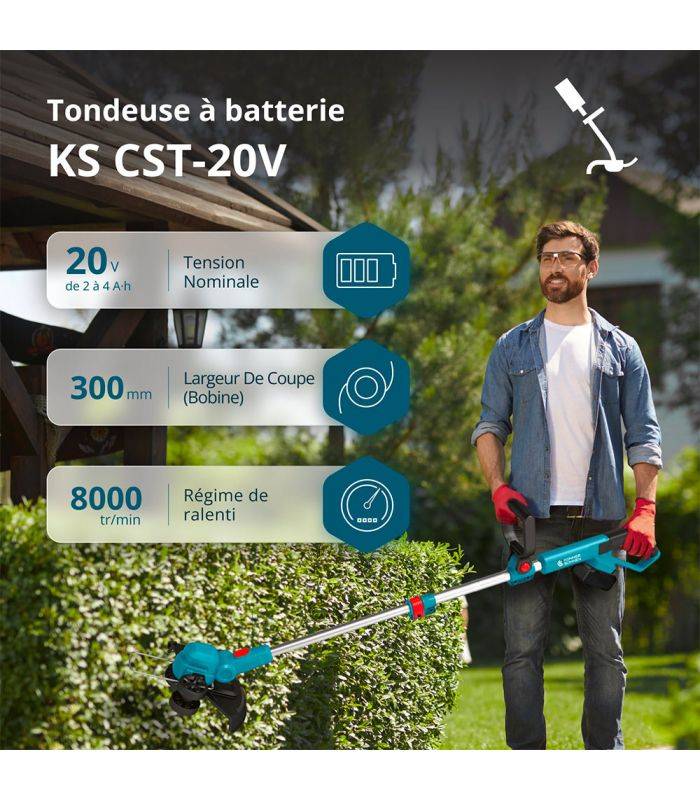 Coupe-bordures à batterie Könner & Söhnen KS CST-20V - Image 2