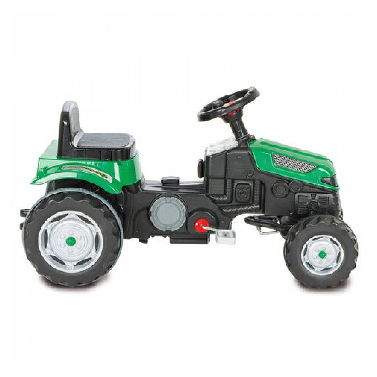 Tracteur à pédale Big Wheel - Jamara - Vert - Pour enfant à partir de 3 ans - Protection anti-basculement - Jeux - Jouets