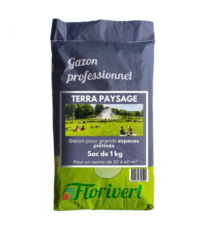 Semences gazon Terra Paysage 1 kg pour un gazon fin et dense facile à établir - Florivert 1206448 - Image 1