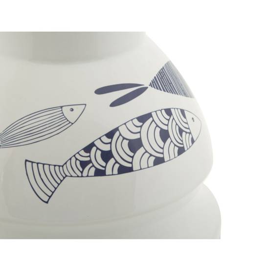 Vase Déco en Céramique "Poissons" 31cm Multicolore - Image 4