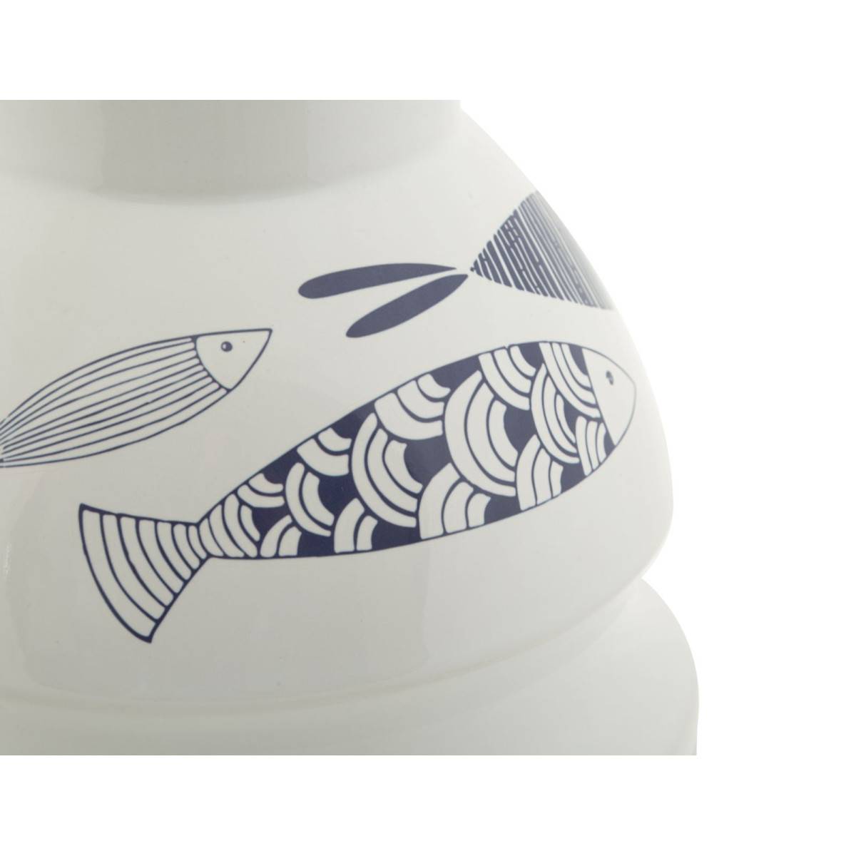 Vase Déco en Céramique "Poissons" 31cm Multicolore - Image 4