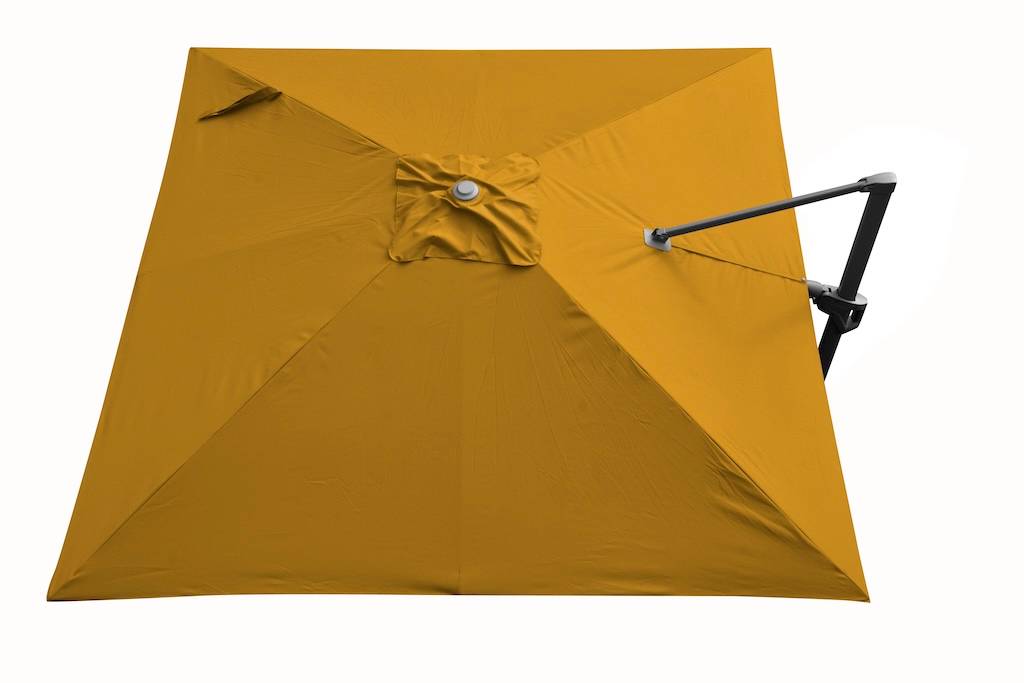 Proloisirs - Toile Parasol Mat Déporté NH 3x3/8 Polyester 210gr SD - Curry PROLOISIRS