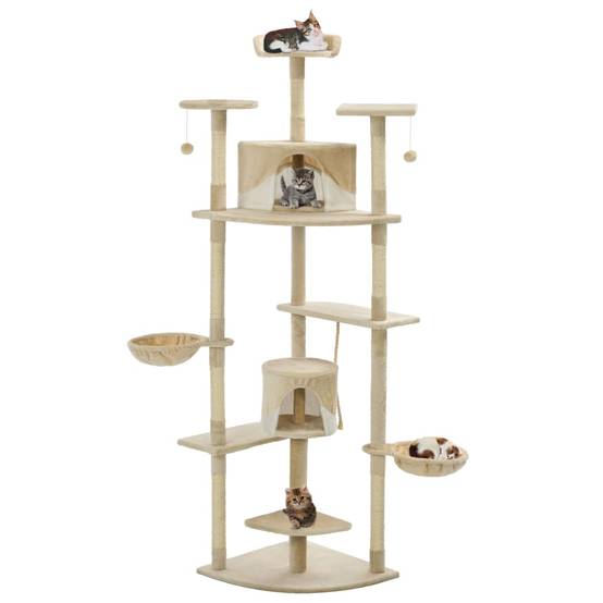 Arbre à chat Junction City Beige 58 X 58 cm - P87209B - Image 1