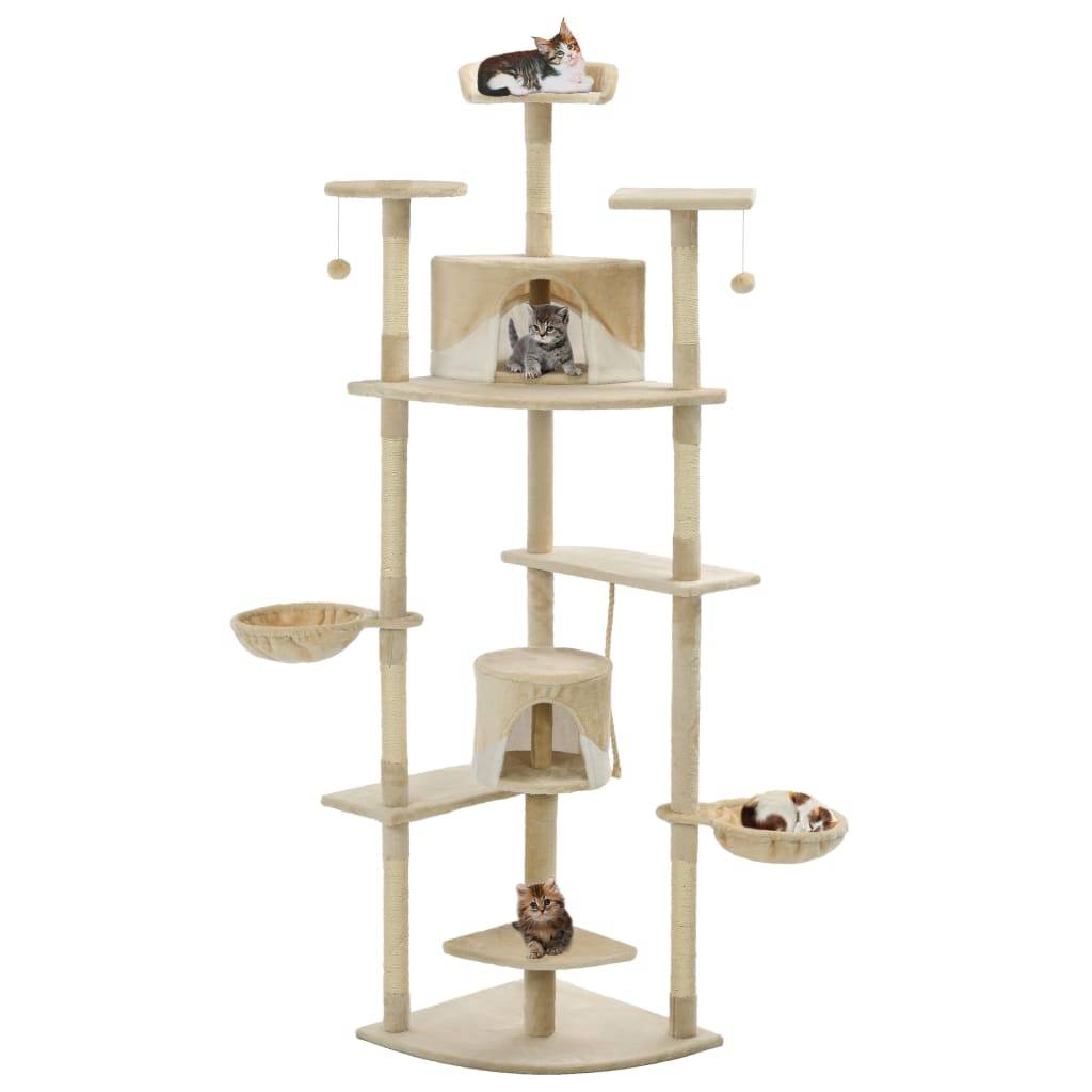 Arbre à chat  Junction City Beige  58 X 58 cm  - P87209B - Image 1