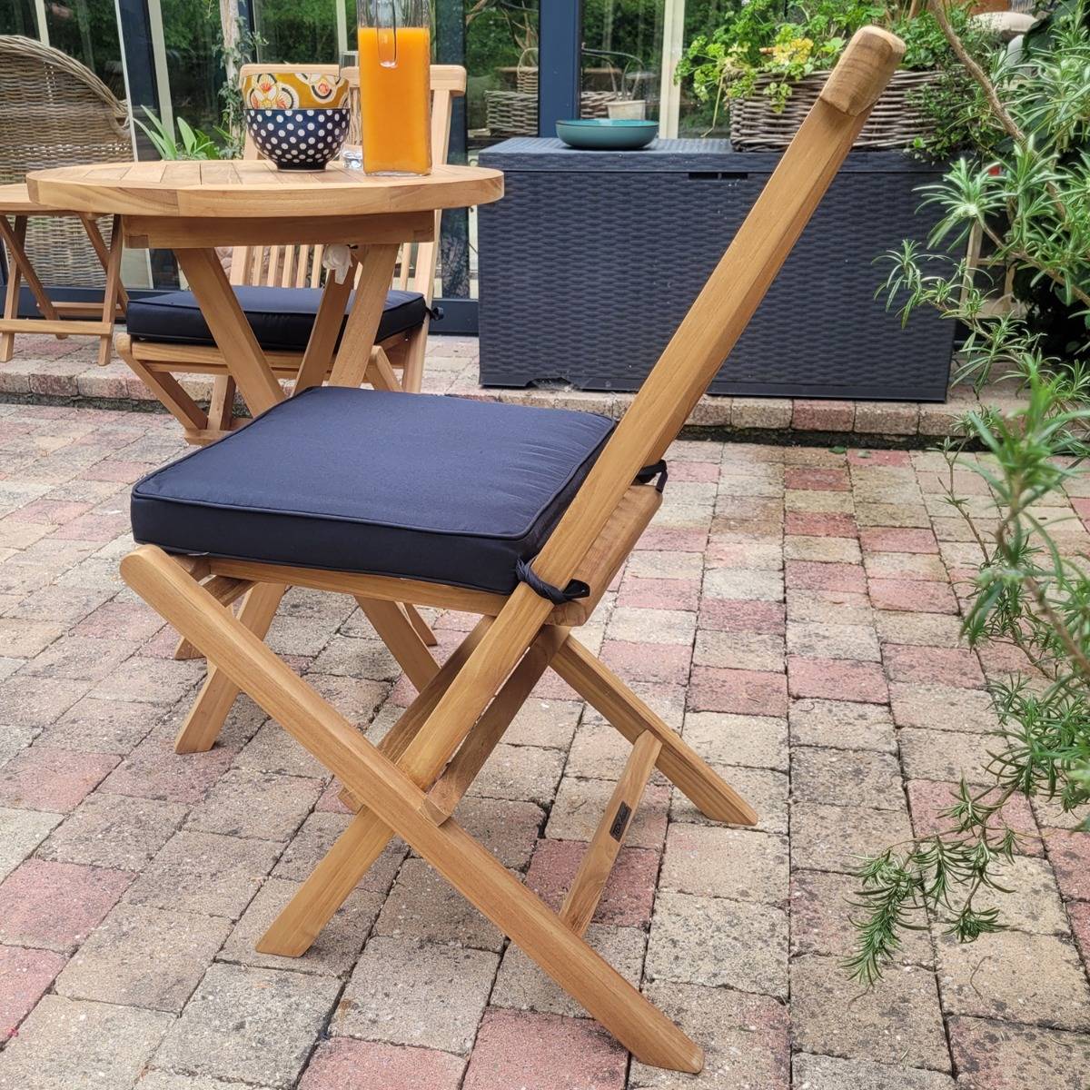 Coussin Noir pour chaises et fauteuils pliants - TECK'Attitude - Imagen 7