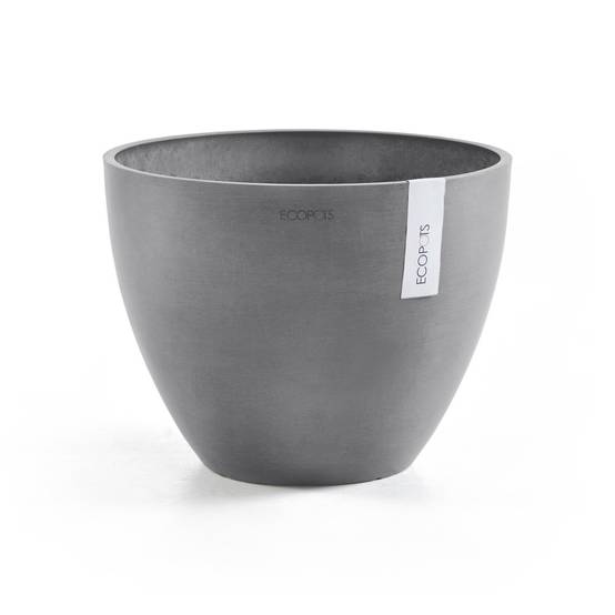 Ecopots - Pot Rond Antwerp 30 Gris - Ø 30 x H. 25,5 cm - 11,4 L ECOPOTS - Imagen 4