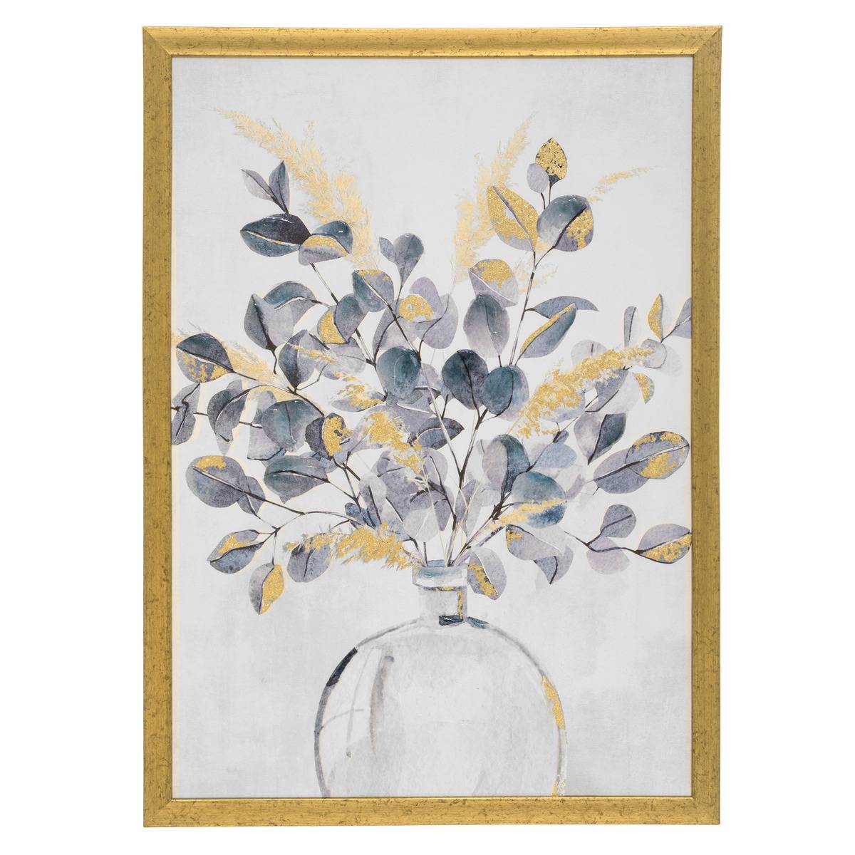 Atmosphera - Toile encadrée "Fleur" 50x70cm - Atmosphera Créateur d'intérieur - Imagen 2