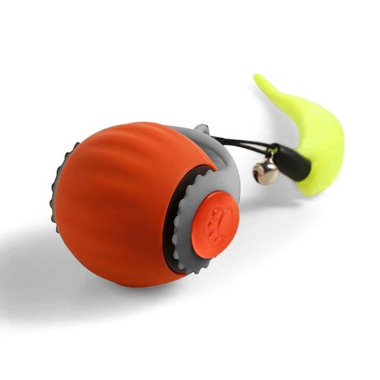 IntiMeg - Jouet pour chat Balle automatique pour chat Orange IntiMeg - Image 1