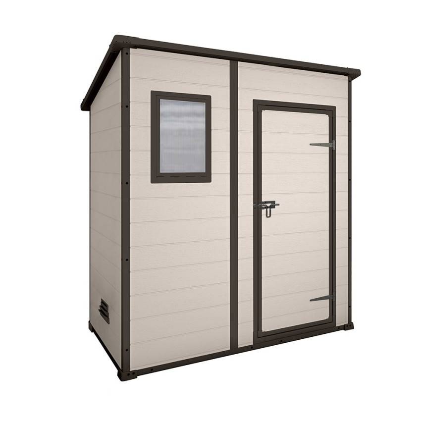 Keter - Abri pour outils de jardin en résine PVC 183.5x111x200.5cm 6x4 PVCMini - Image 2
