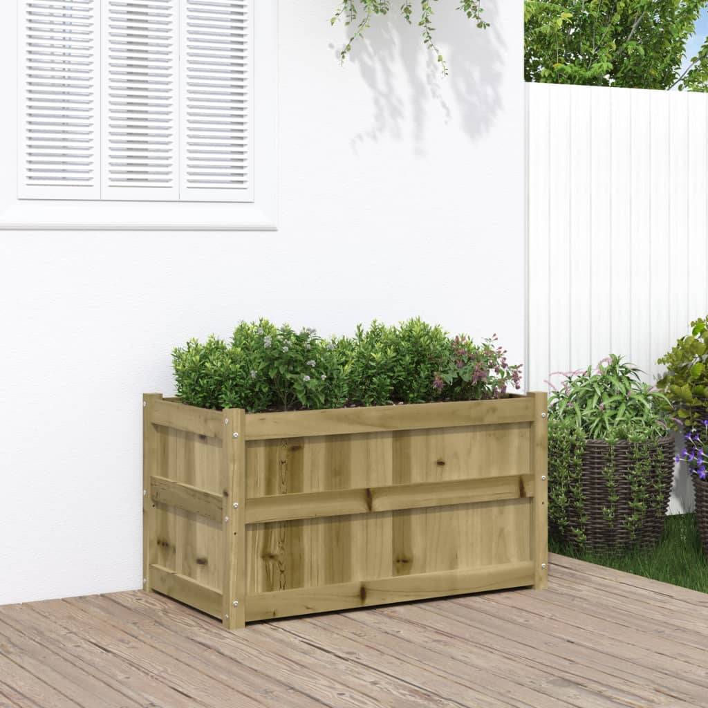 Maison Chic - Jardinière - Pot De Fleurs 90x50x50 cm bois de pin imprégné - Imagen 2