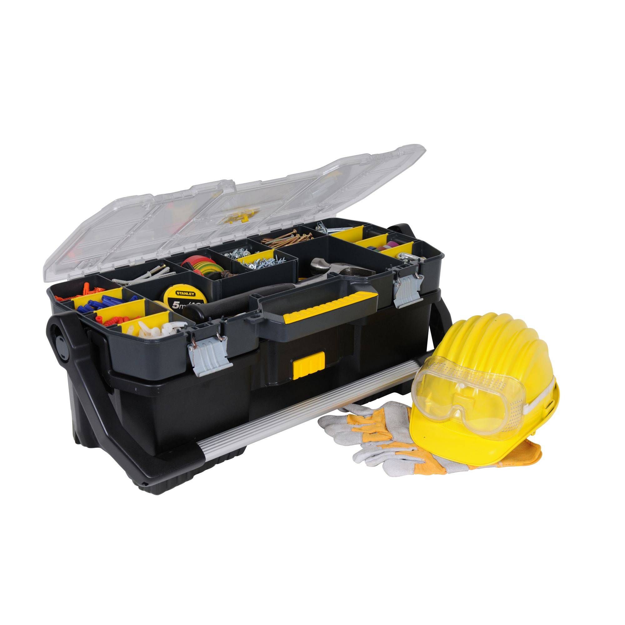 stanley - Boîte à Outils avec Organiseur Transparent - 67 x 32,3 x 25,1 cm - STANLEY, 1-97-514 - Image 4
