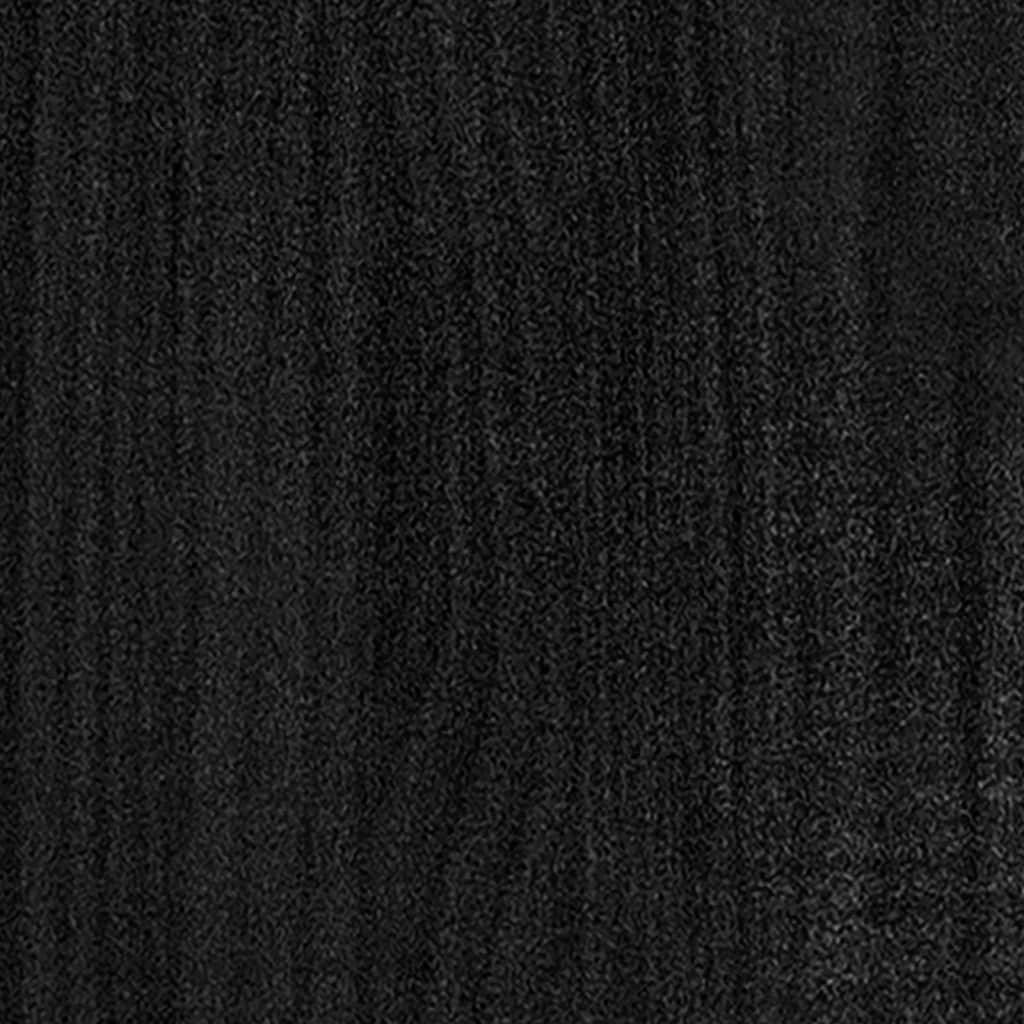 Vidaxl - Jardinière d'extérieur Noir 31x31x70 cm Bois de pin massif vidaXL 810787 - Image 7