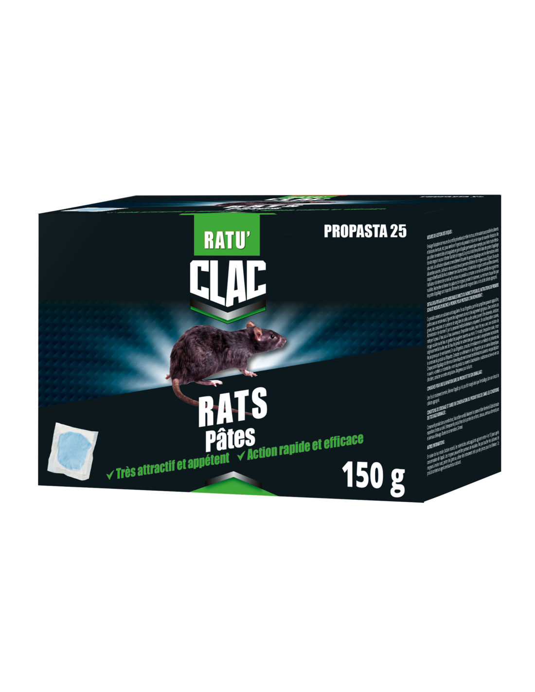 Clac Raticida Ratas Pastas 150g - Clac