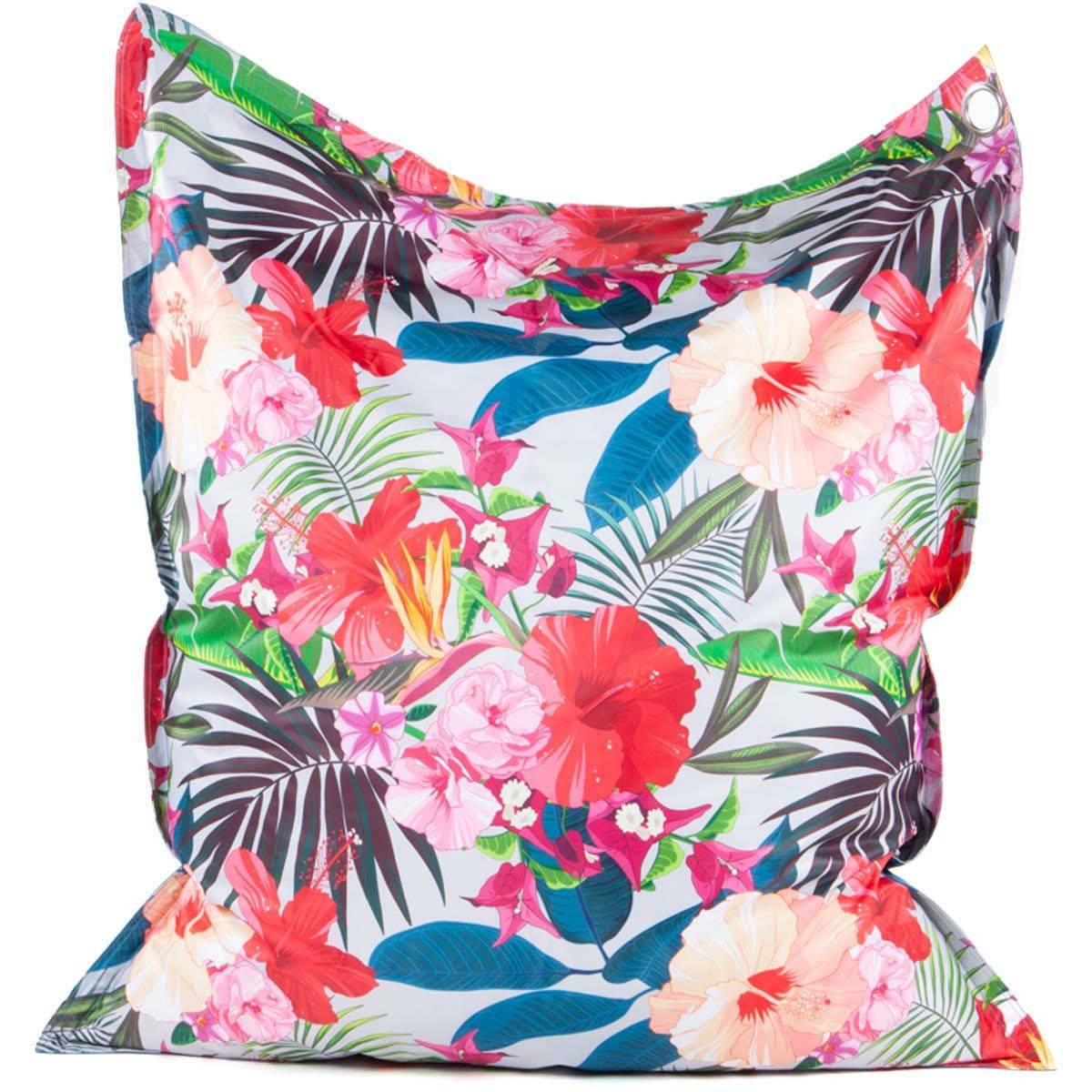 Jardindeco - Maxi coussin imprimé intérieur extérieur 110 x 130 cm Bali - Imagen 1