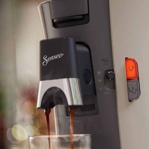 Philips - Machine a Cafe Philips CSA240/31  a Café a dosettes SENSEO Select Eco Creme - Imagen 4