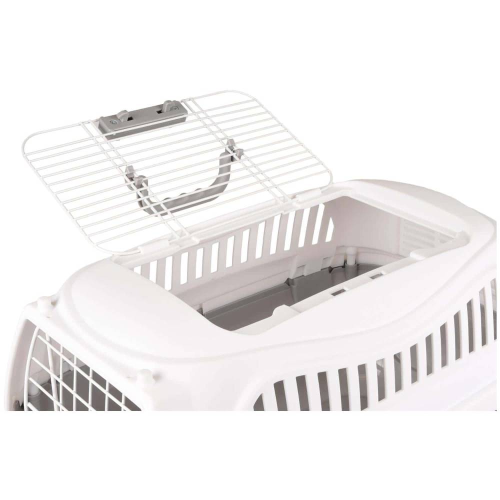 Cage de transport GLOBE S 37 x 57 X h 33 cm, gris pour chien max 9 kg - Imagen 2