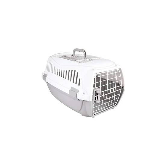 Cage de transport GLOBE S 37 x 57 X h 33 cm, gris pour chien max 9 kg - Image 3