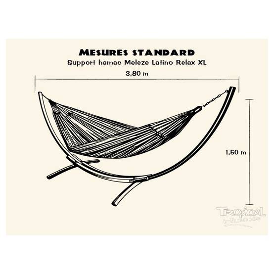 Tropical Hamac - Hamac sur pied Latino XXL Albizia - Tropical Hamac - Image 6