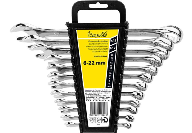 Importdistrib - Lot de 12 clés plate de 6-22 mm IMPORTDISTRIB - Imagen 1