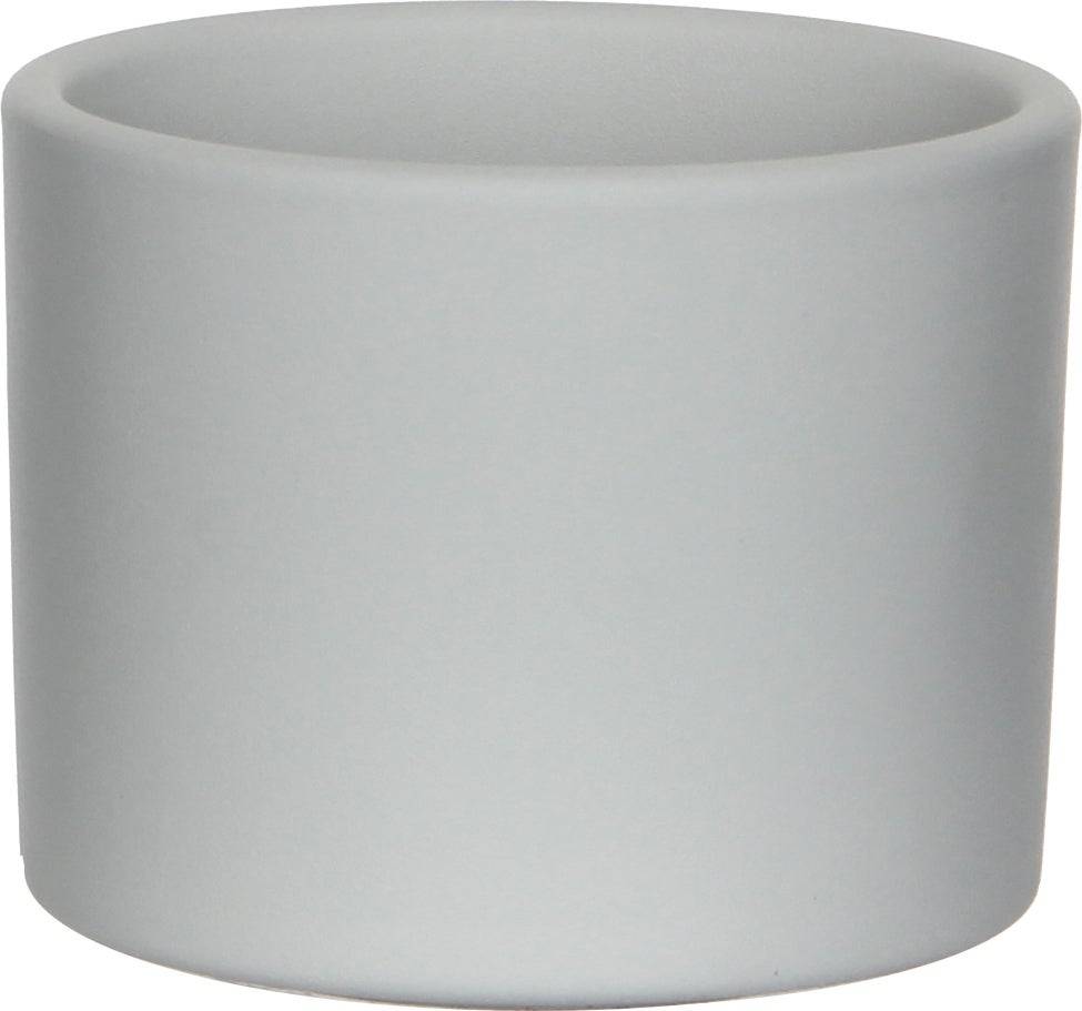 Mica Decorations - Maceta Era gris claro mate Ø12 cm - MICA DECORATIONS
