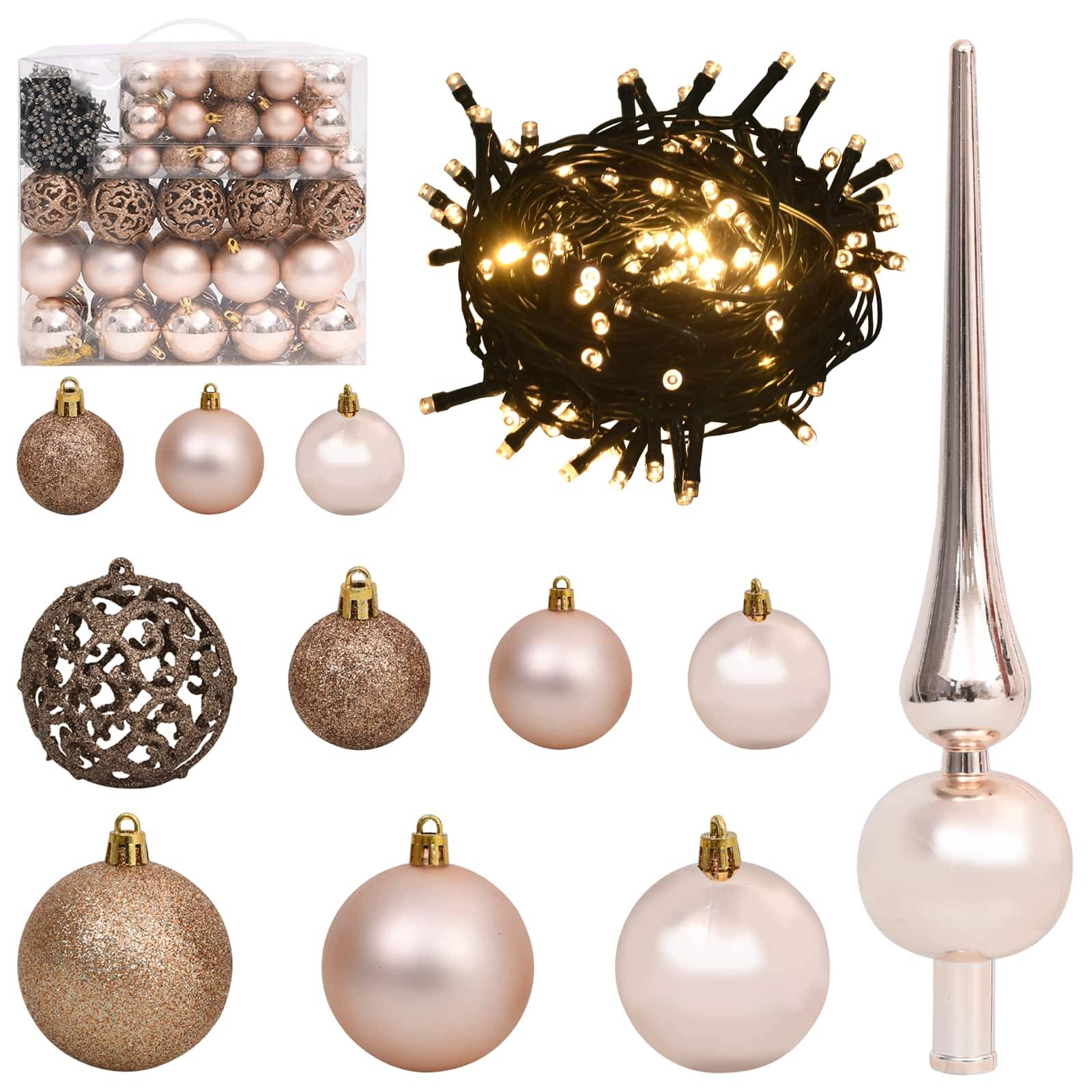 Vidaxl - Sapin de Noël artificiel Blanc 90 x 90 x 180 cm PVC et métal vidaXL 3210151 - Image 7