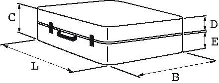 Valise aluminium lisse SAM OUTILLAGE double plateaux - TVU-4 - Imagen 2