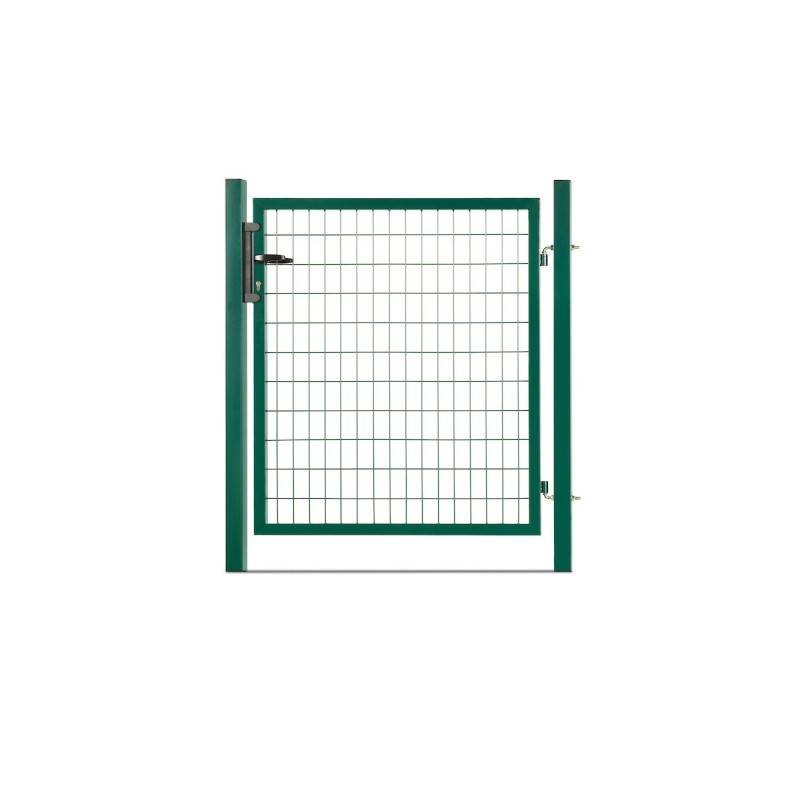 Portillon grillagé en acier galvanisé maille 100 x 50 L 1m x H 1m00 Vert - Easy Clôture - Imagen 1