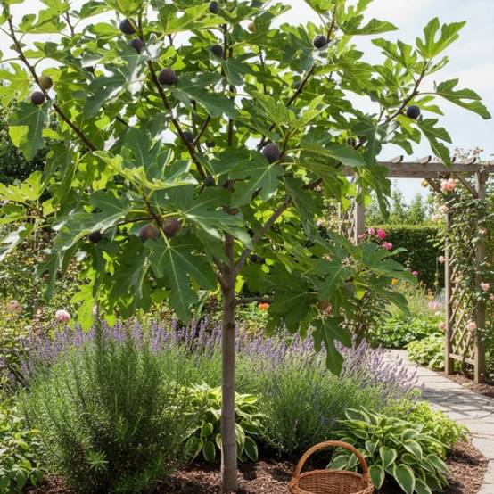 Figuier Violette d'Argenteuil, Ficus carica - Bon rendement - Pot de 7,5L - 60/80 cm - De 3,00 m à 5,00 m - Image 2