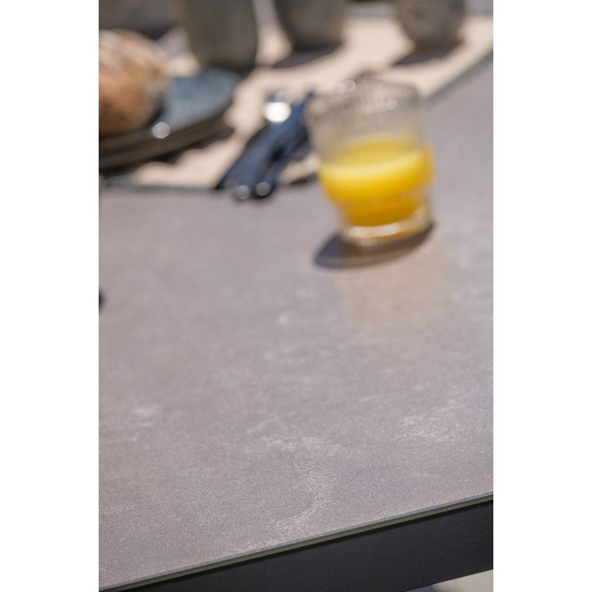 Dcb Garden - Table de Jardin Extensible en Céramique "Stockholm" 200-300cm Gris Anthracite - Imagen 2