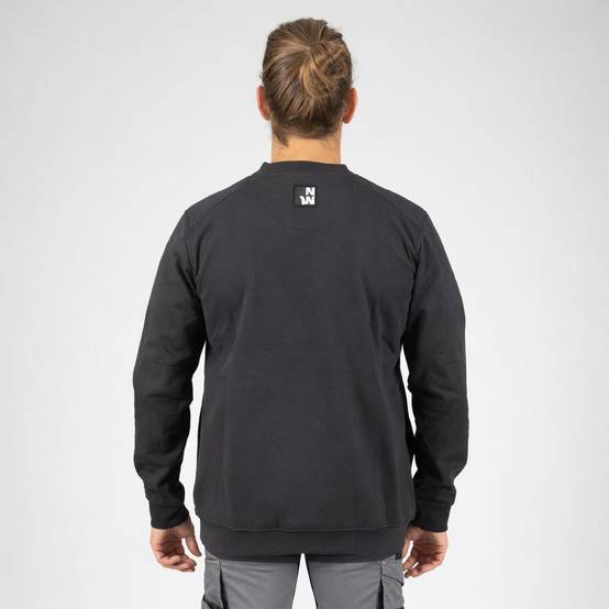 taille 3xl - leon - sweat de travail - 1220 gris - Image 3