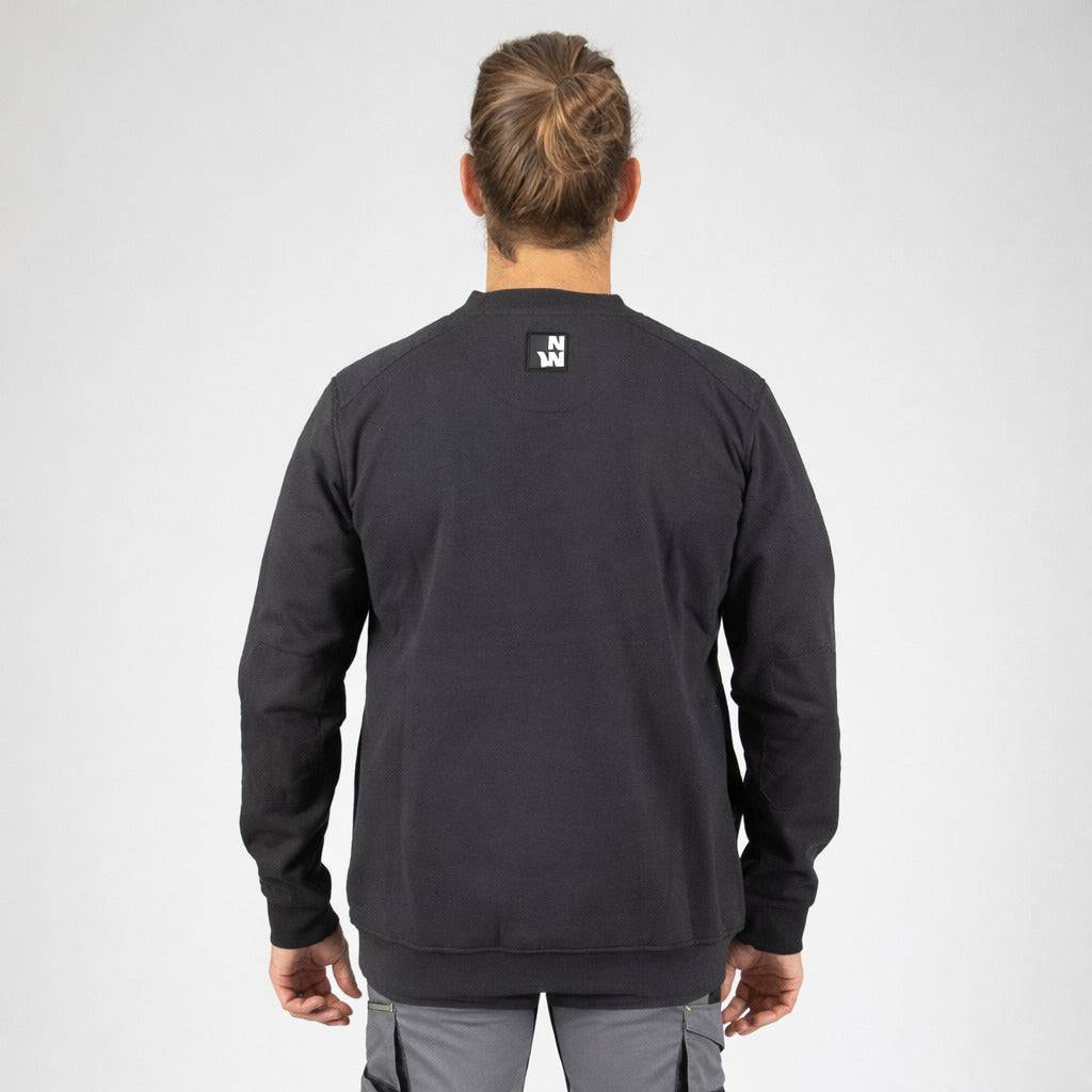 taille 3xl - leon - sweat de travail - 1220 gris - Image 3