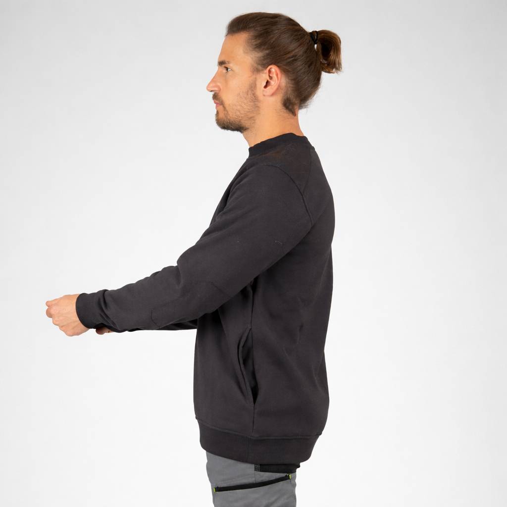 taille 3xl - leon - sweat de travail - 1220 gris - Image 5