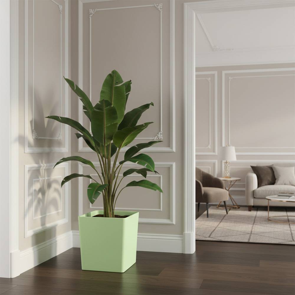 Pot de fleurs carré cubio h 50 cm-plast'up rotomoulage - Image 3
