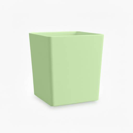 Pot de fleurs carré cubio h 50 cm-plast'up rotomoulage - Image 1