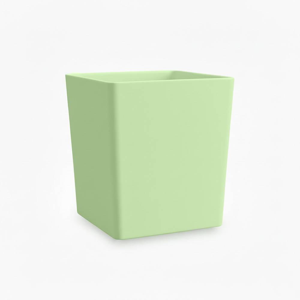 Pot de fleurs carré cubio h 50 cm-plast'up rotomoulage - Image 1