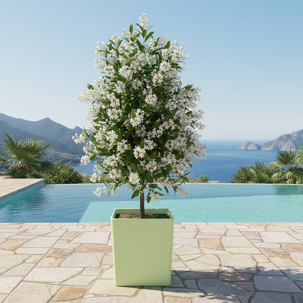 Pot de fleurs carré cubio h 50 cm-plast'up rotomoulage - Image 2