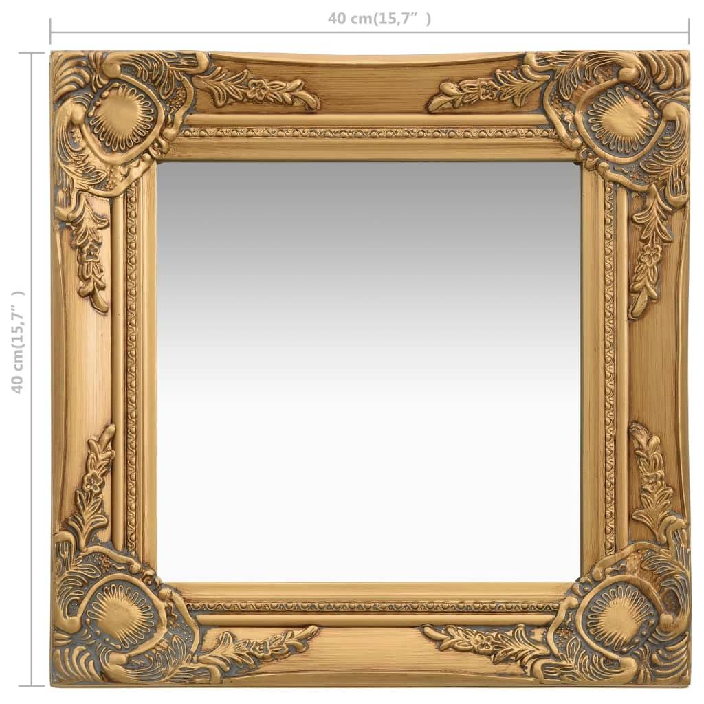 Prolenta Premium - Miroir  Cerignola Doré  40 X 40 cm  - P87209D - Image 5
