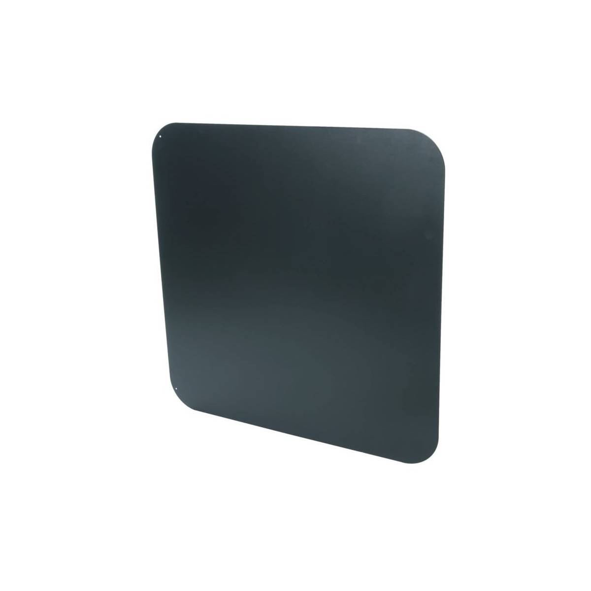 Plaque de protection sol pour poêles 79 x 79 cm Noire Carrée Acier Épaisseur 2 mm 10.2 kg - Imagen 2