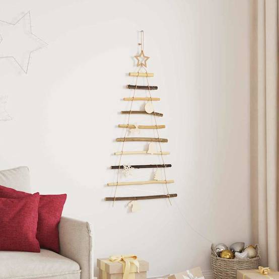 ComfortXL - Sapin de Noël Mural en Frêne Massif Lumineux LED pour Fêtes Intérieur/Extérieur 90 cm – ComfortXL Outdoor Living - Image 3