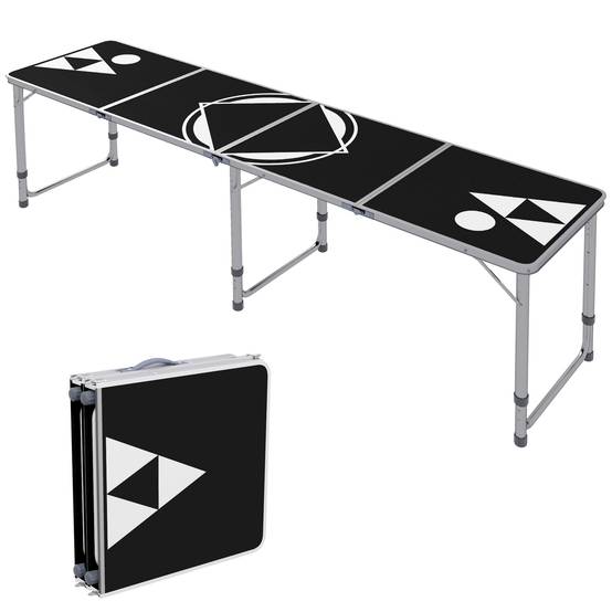 PANGIVO - Table de camping pliante aluminium noir 240 x 60 x 70 cm - PANGIVO - Image 2