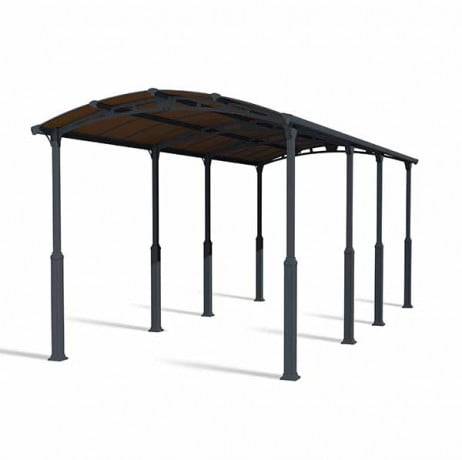 Canopia - Canopia Carport Camping-Car Alpine 10,7 x 3,52 m Gris - Imagen 5