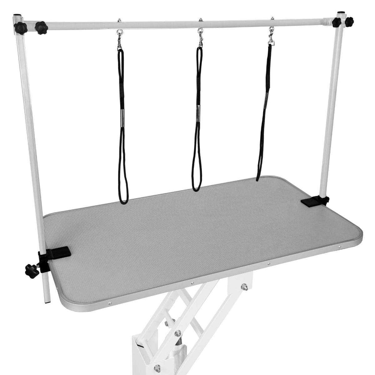 Monstershop - Table Blanche de Toilettage Hydraulique avec Plateau Gris - Monstershop - Imagen 4